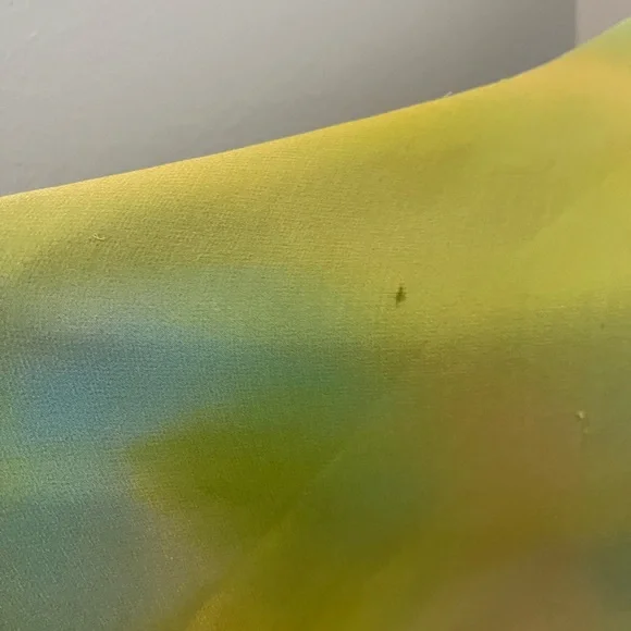 Sleeveless sexy Green Tie-Dye Slip Dress fairy festival - Picture 3 of 11